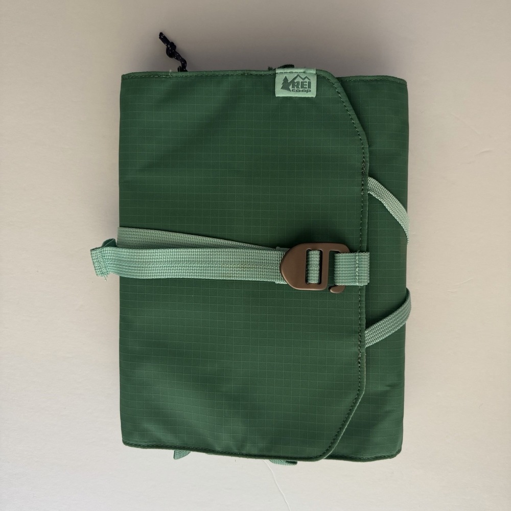 REI Co-op Teal Shower Roll Toiletry Bag For Hiking, Camping, Travel Bag